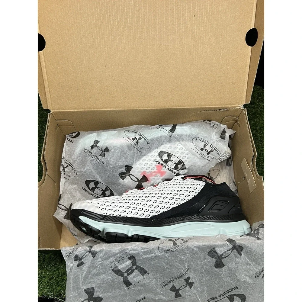 Size 9 - Under Armour UA Speedform Gemini Mens Shoes Sneakers White Black NEW